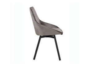 chaise de salle à manger mathias grise