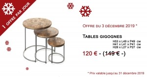 Table gigogne - 120€