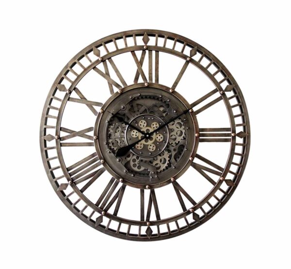 Horloge à engrenages - Diam 90 cm