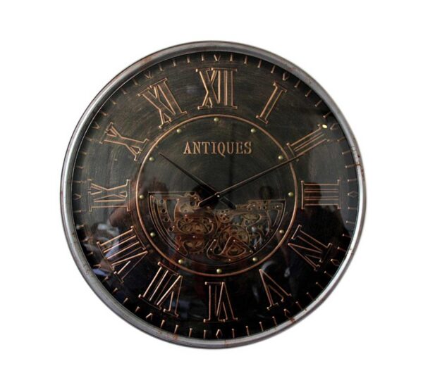 Horloge ANTIQUE avec engrenages - 103 cm