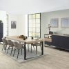 dressoir 213 cm, table avec rallonge de 183+50 cm et meuble bar de 121 cm