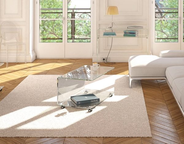 Table basse en verre LENA