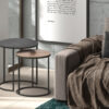 set de 2 tables gigognes magrite