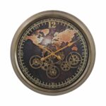 Horloge à engrenages steampunk de 62 cm de diamètre