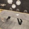 Table céramique silver
