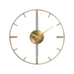 Horloge doré avec engrenages qui bougent