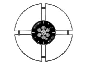 Horloge avec des engrenages mobiles