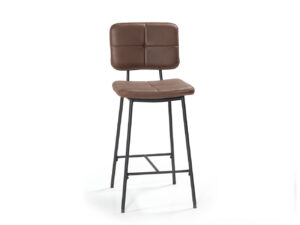 Tabouret de bar LOUIS brun