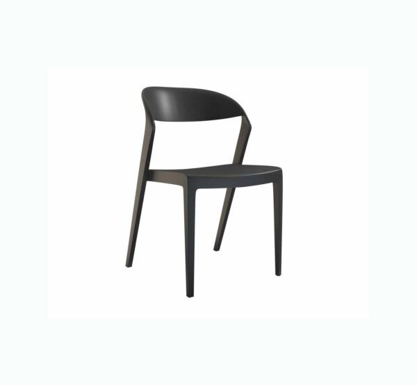 chaise polypropylène noir