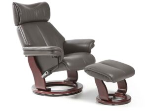 Fauteuil anti stress MINDY cuir taupe