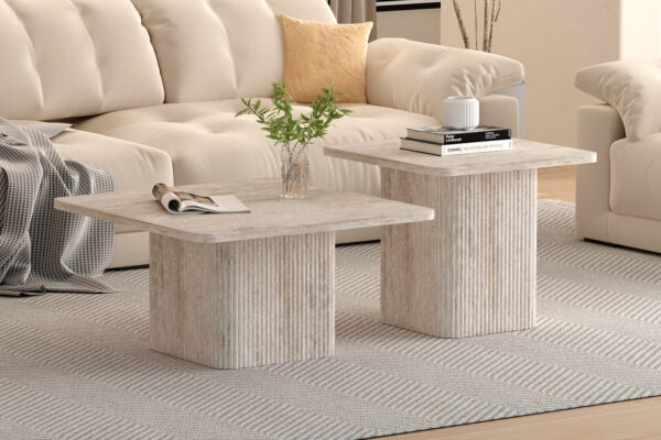 Set de 2 tables basses DOBBY