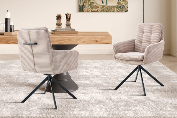 Chaise LUNA pivotante