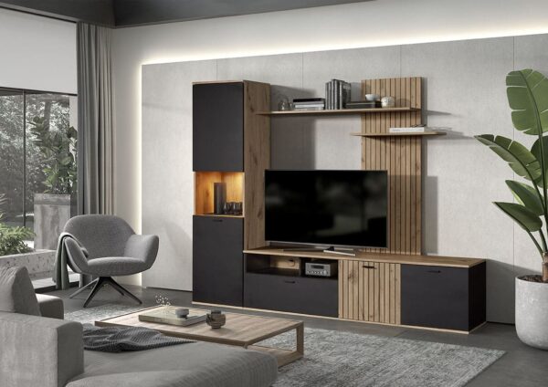 Meuble TV mural SILVER