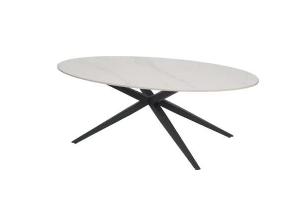 Table basse ovale en céramique ZELIA