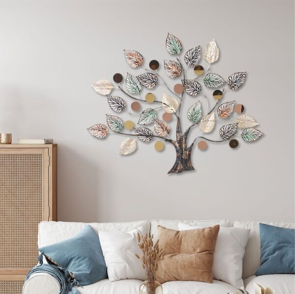 Décoration métallique la Symphonie des feuilles