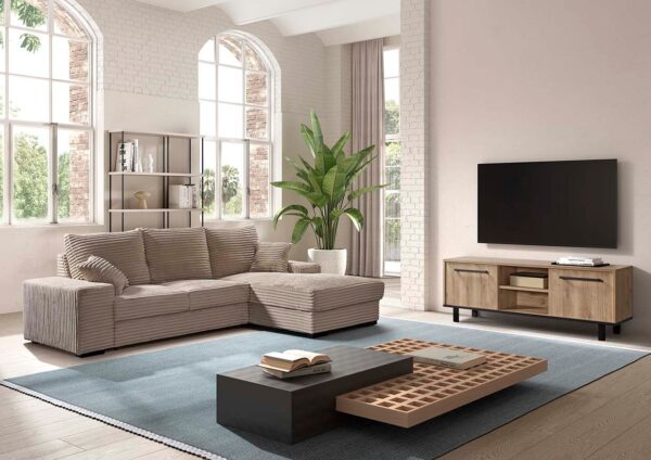 Canapé Nevada en velours côtelé