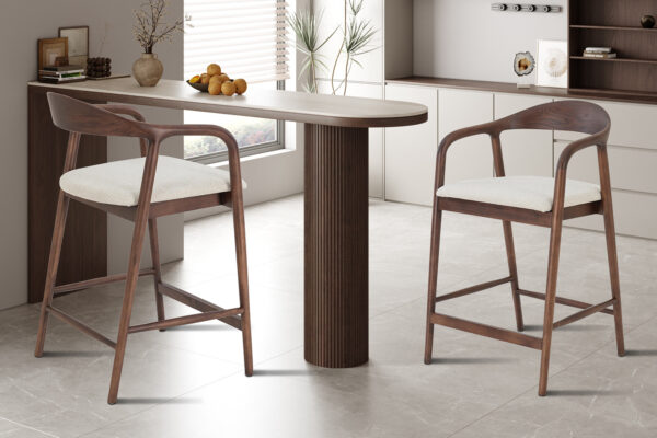 Chaise de comptoir Claire